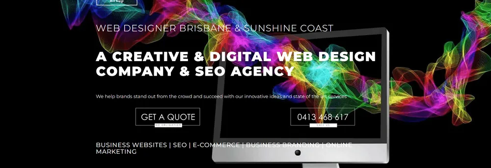 Custom Web Creations Web Designer Brisbane cover