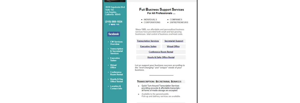 CW Business center cover