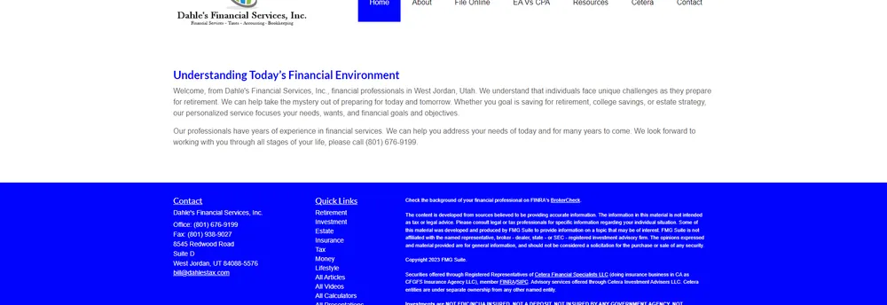 Dahle’s Financial Services, Inc. cover