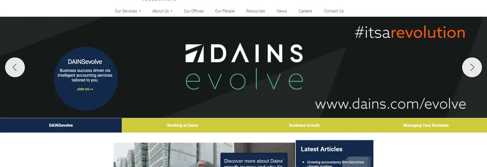 Dains Accountants cover