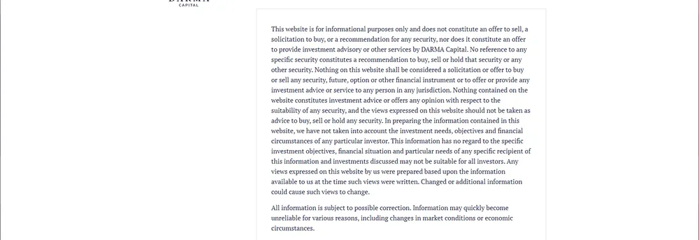 DARMA Capital cover