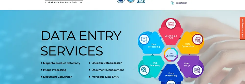 Data Entry India Company cover