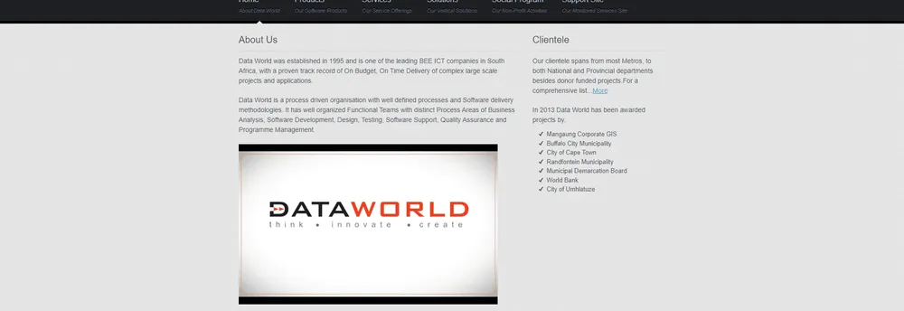 Data World cover