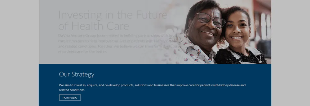 DaVita Venture Group cover