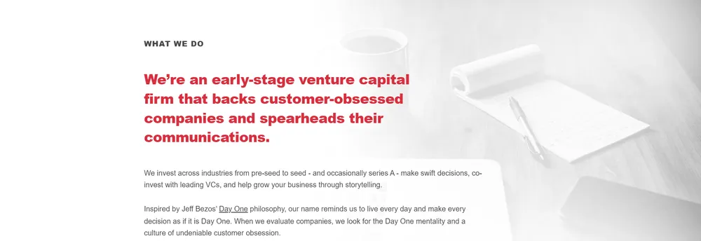 Day One Ventures cover