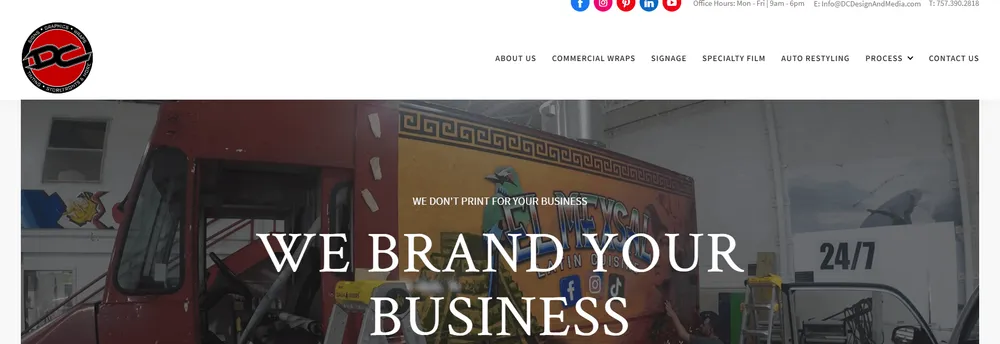 DC Design and Media cover