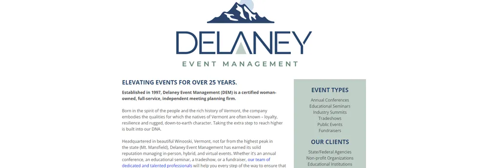 Delaney Meeting & Event Management cover