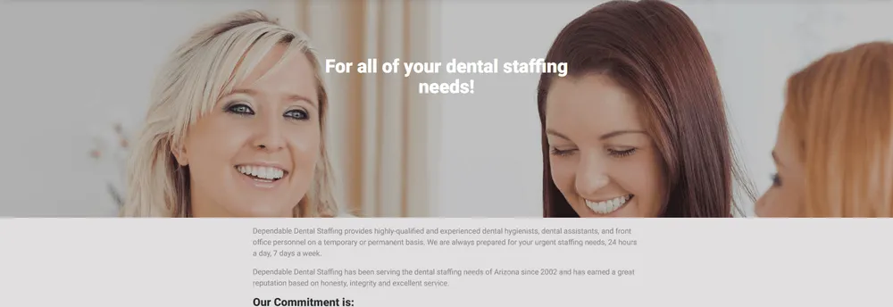 Dependable Dental Staffing cover