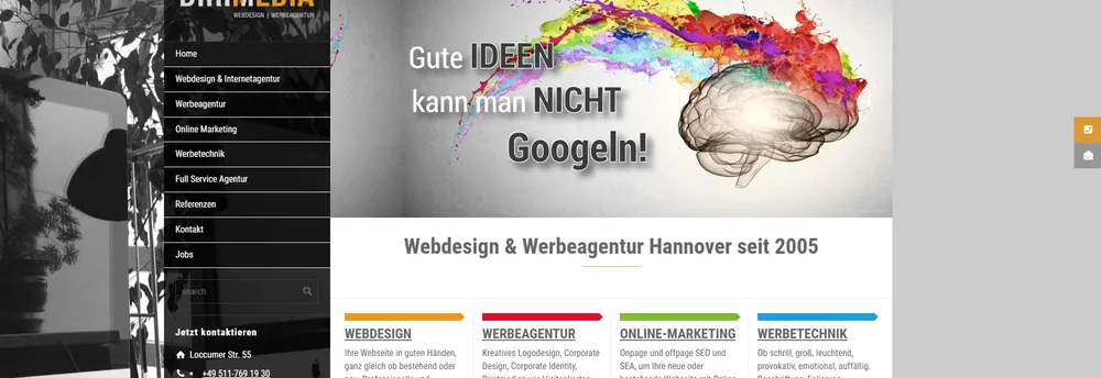 DIRIM MEDIA Webdesign cover