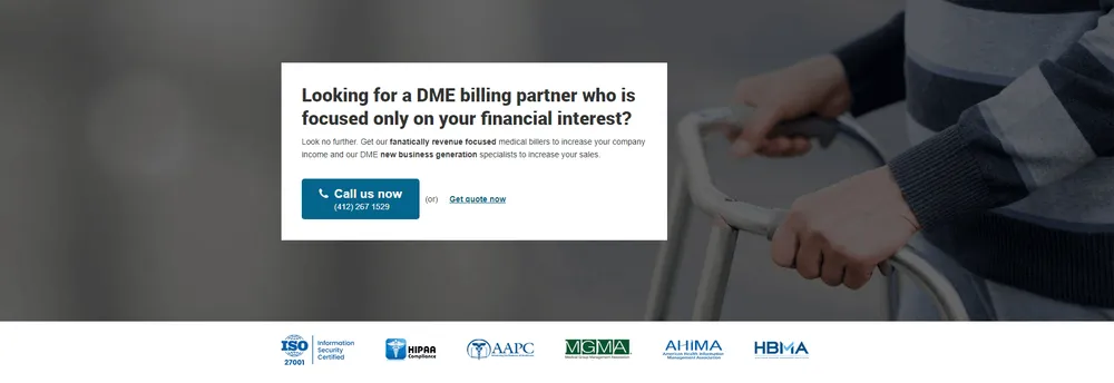 DME Medical Billing (Division of Integra Corp) cover