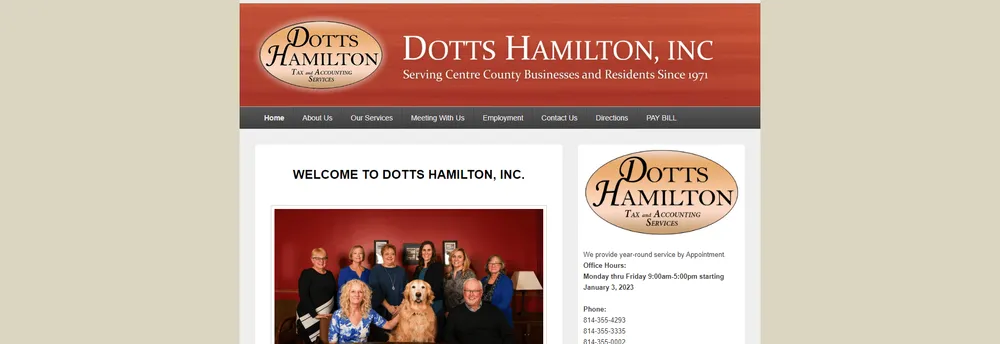 Dotts Hamilton, Inc. cover