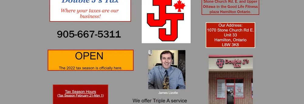 Double J's Tax cover