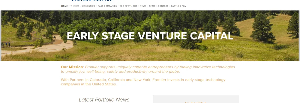 Draper Frontier Venture Capital cover