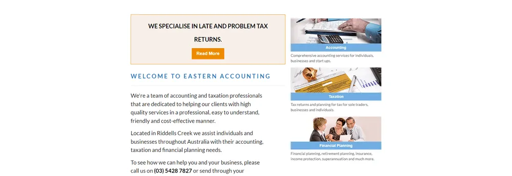 Eastern Accounting & Taxation cover