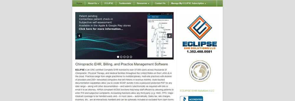 ECLIPSE Practice Management Software cover