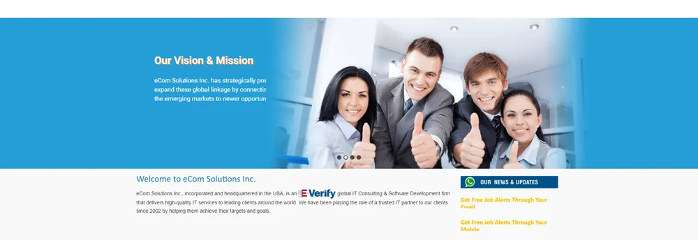 eCom Solutions Inc cover