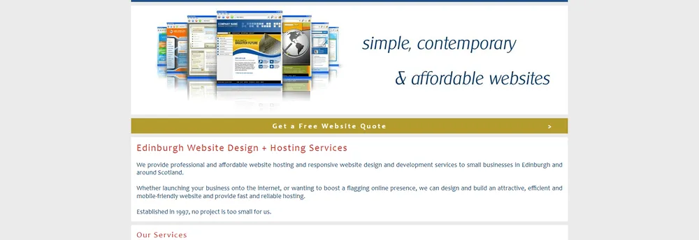 Edinburgh Websites cover