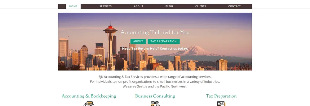 EJK Accounting & Tax cover