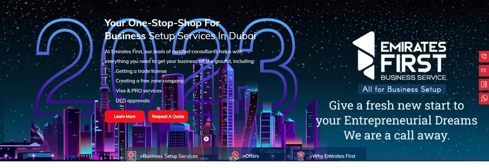 Emirates First Business Service cover