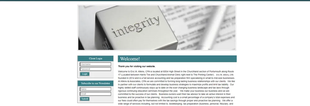 Eric M. Atkins, CPA cover