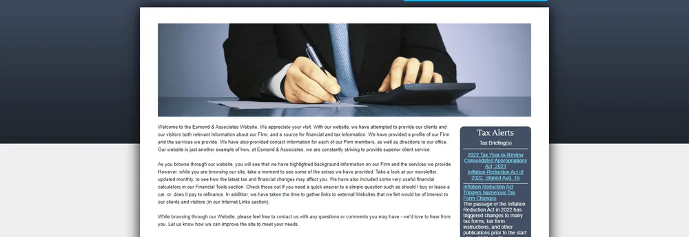 Esmond & Associates Inc. CPAs cover