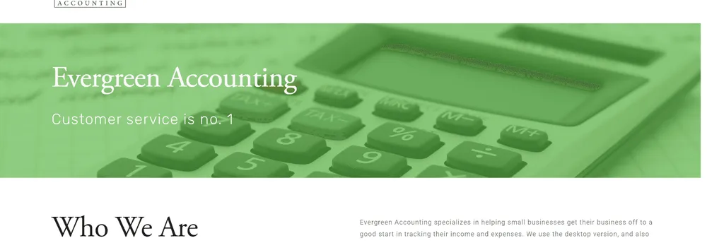 Evergreen Accounting cover