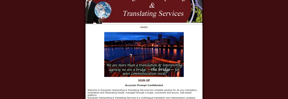 Evergreen Interpreting Services cover