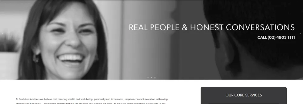 Evolution Business + Personal Advisers cover