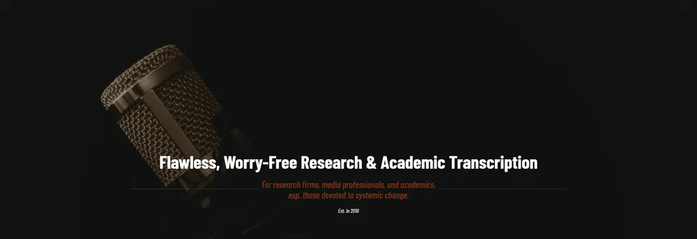 Expect Perfection Research & Academic Transcription cover
