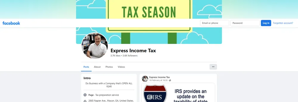 Express Income Tax Services cover
