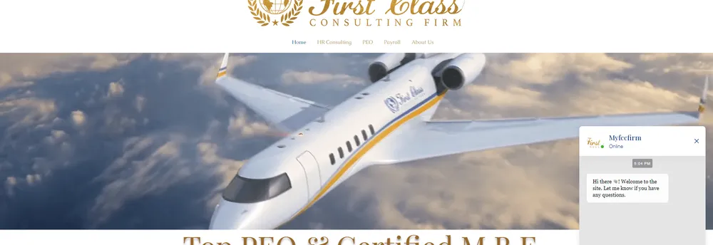 First Class Consulting Firm cover