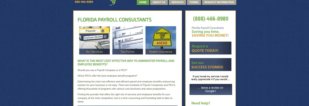 Florida Payroll Consultants cover