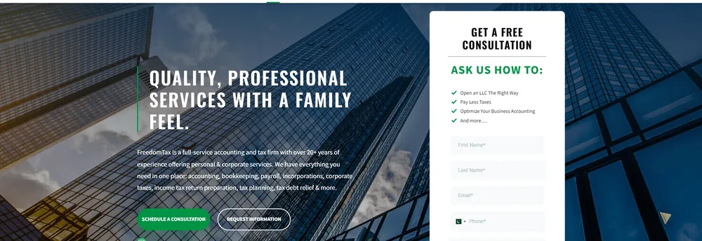 Freedomtax Accounting, Payroll & Tax Services cover