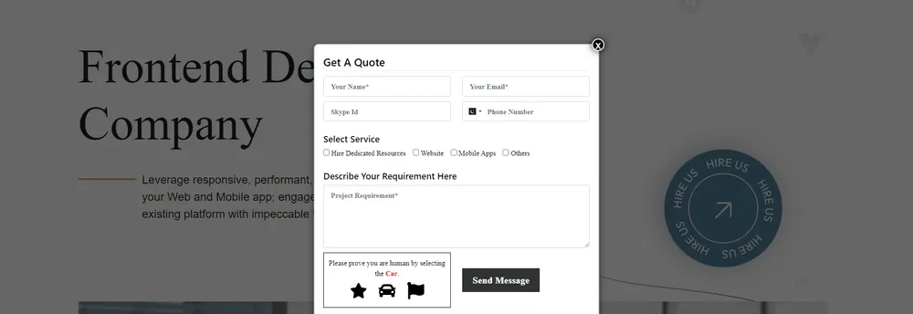Frontend Development Company cover