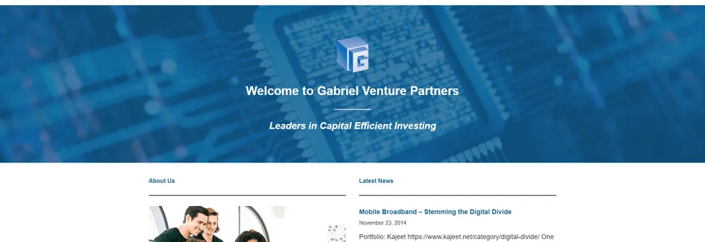 Gabriel Venture Partners cover