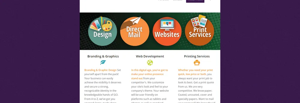 GCI Marketing • Advertising cover