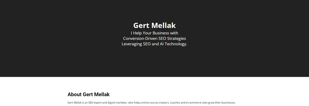Gert Mellak cover