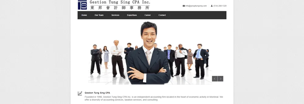 Gestion Tung Sing CPA inc. cover