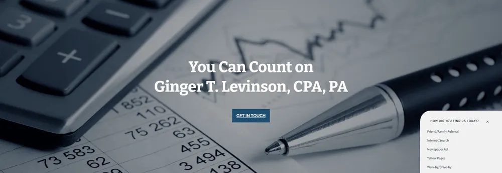 Ginger T. Levinson, CPA PA cover