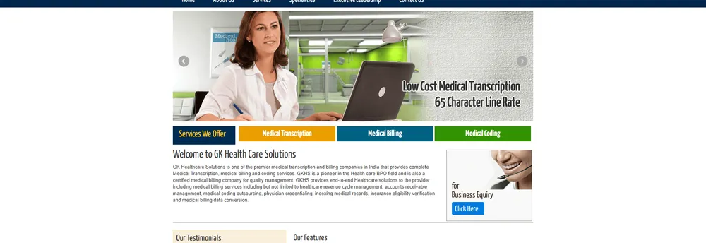 GK Healthcare Solutions cover