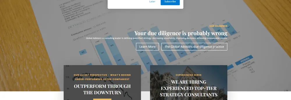 Global Advisors cover