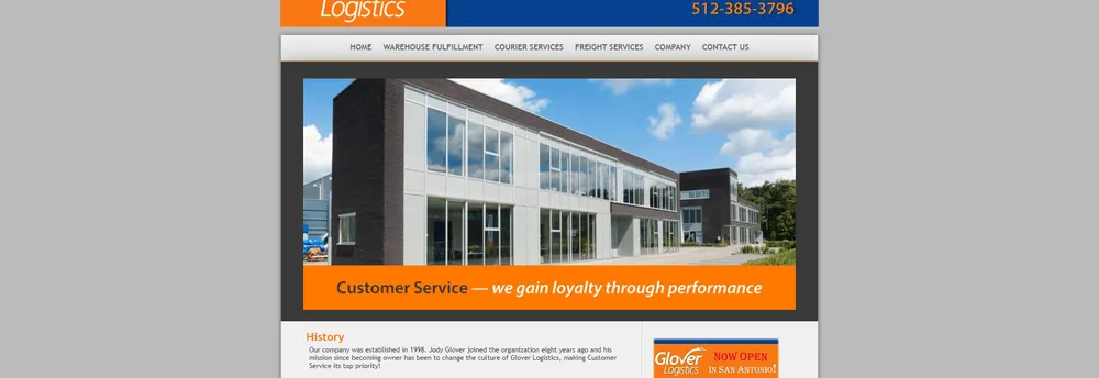 Glover Logistics, Inc. cover