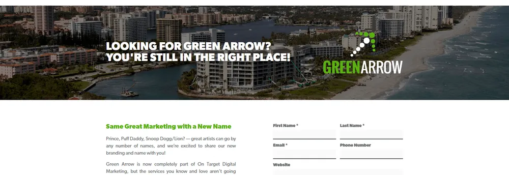 Green Arrow Marketing & Media cover