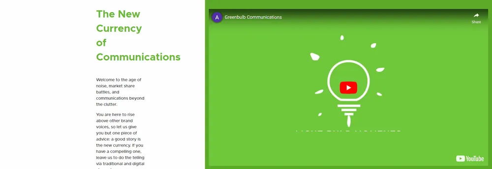 Greenbulb Communications cover
