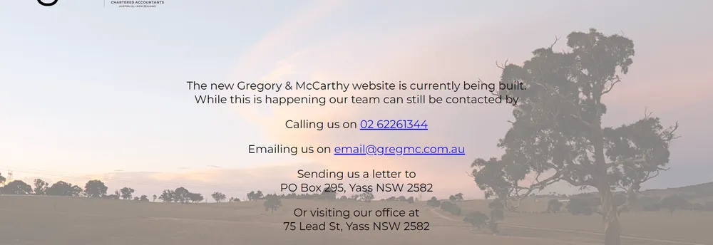 Gregory & Mccarthy cover