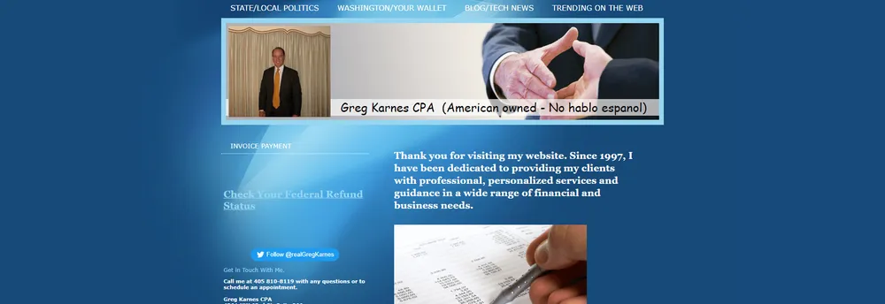 Gregory Karnes CPA cover