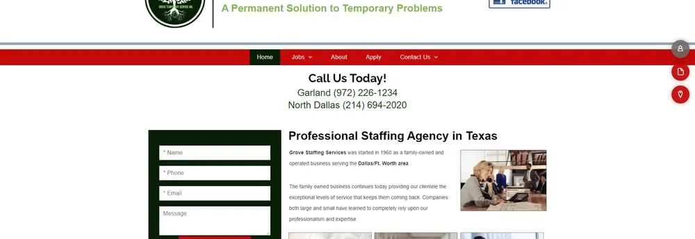 Grove Temporary Service Inc. cover