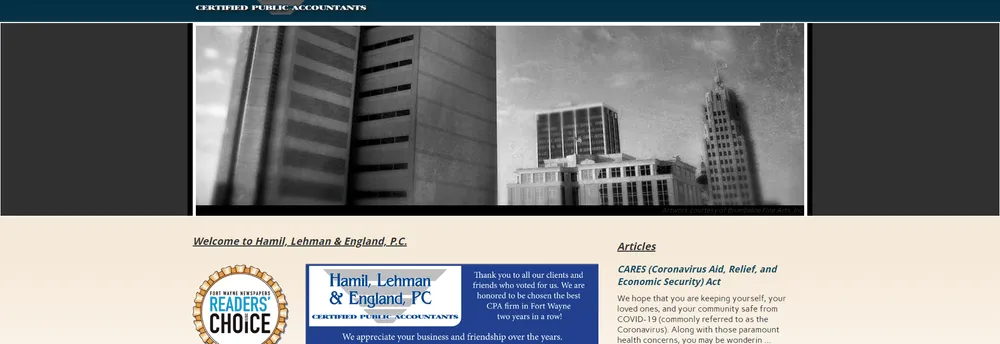 Hamil, Lehman & England PC cover