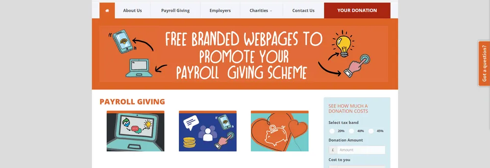 Hands On Payroll Giving cover