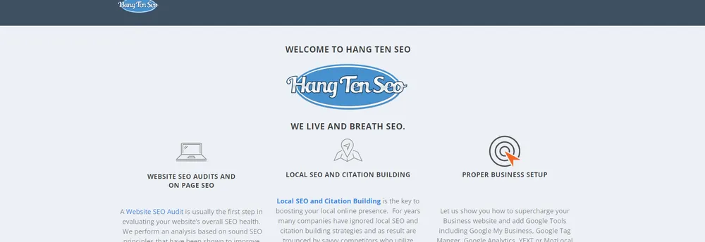 Hang Ten SEO cover